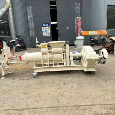 Experimentelle Maschine für die Herstellung von Lehmziegeln aus Kleintier Vakuum-Extruder Maschine zur Herstellung von Massivziegeln