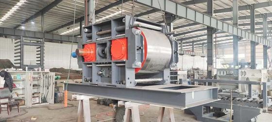 20 bis 100 Tonnen/h Graue Feinwalzenbrecher-Walzwerke für die Zerkleinerung von Rohmaterialien, die Herstellung von Tonziegeln und die Herstellung von Bentonit