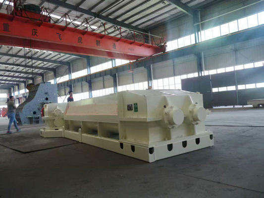 Mischanlage für Tonziegel mit einer Kapazität von 120 Tonnen pro Stunde, Doppelwellen-Extrudermischer von BBT